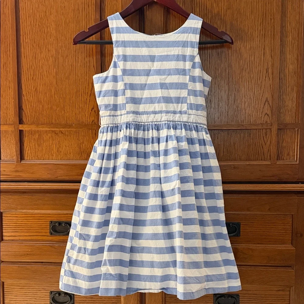 OshKosh B'gosh A-line Fit & Flare Striped Dress Crinoline Layer Spring Summer